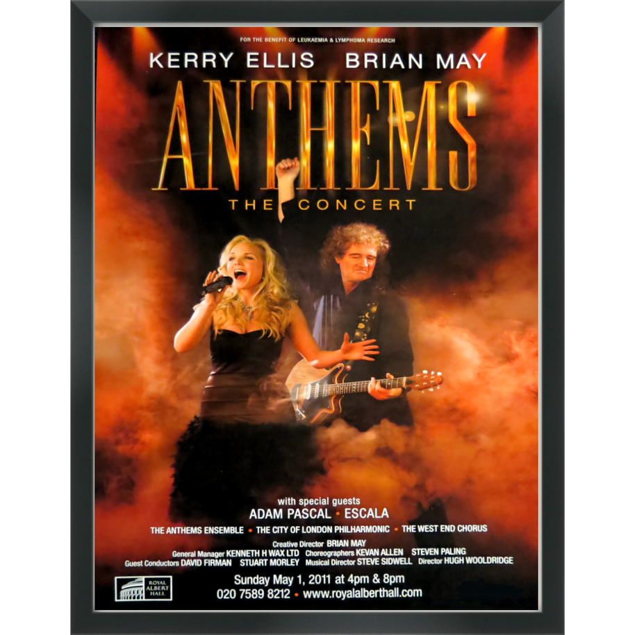 Anthams The Concert Kerry Ellis, Brian May Poster