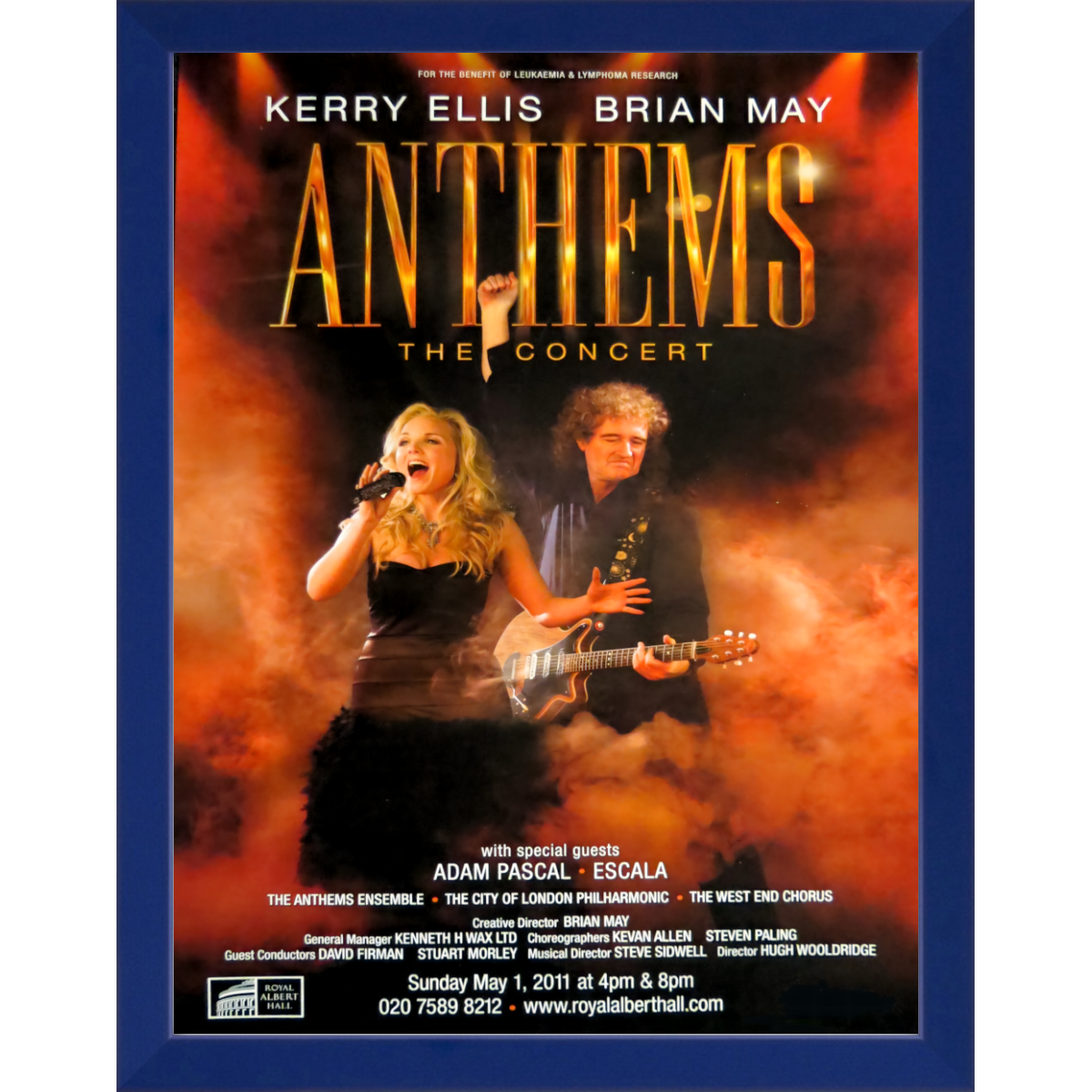 Anthams The Concert Kerry Ellis, Brian May Poster
