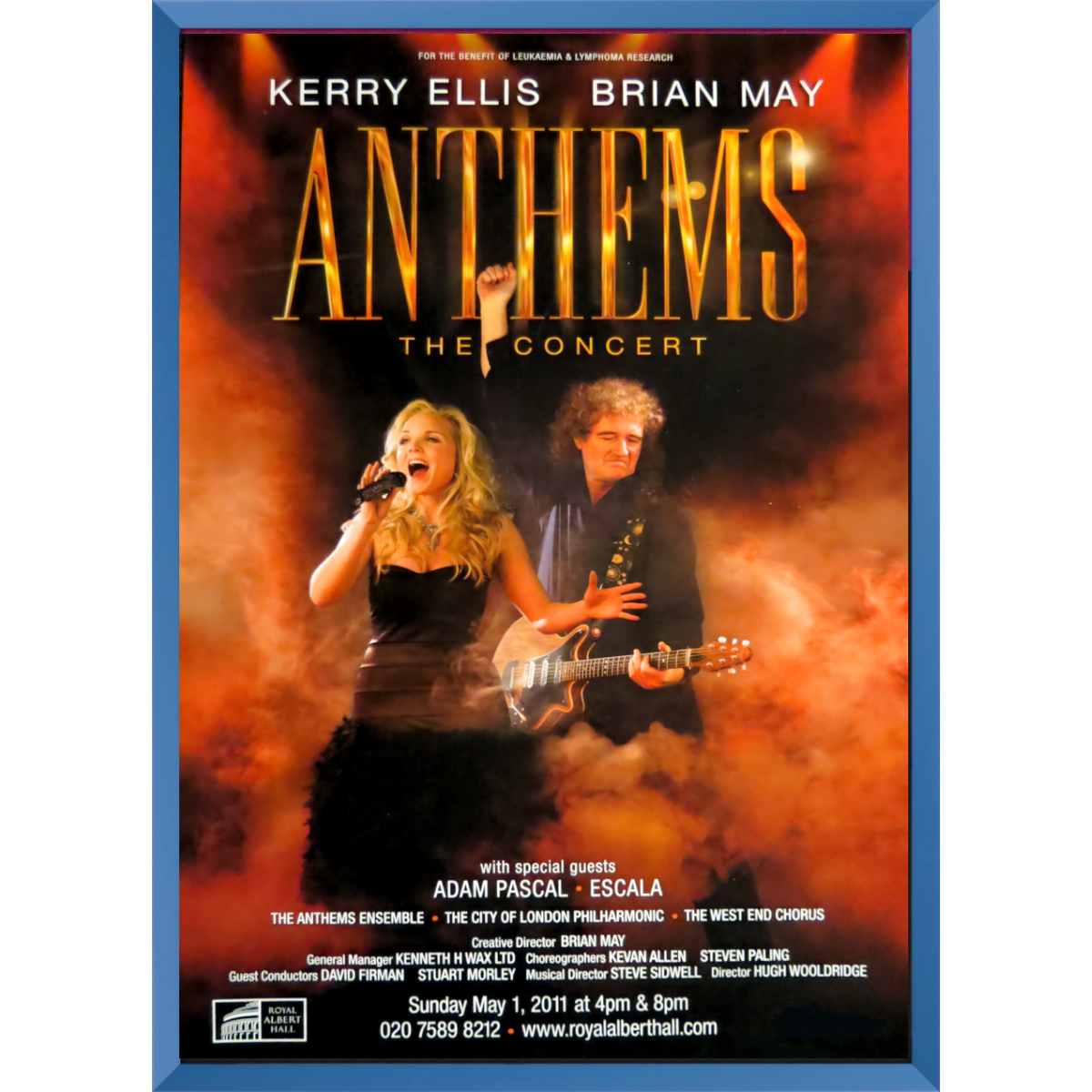 Anthams The Concert Kerry Ellis, Brian May Poster