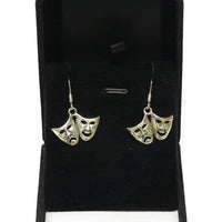 Comedy and Tragedy Mask Earrings