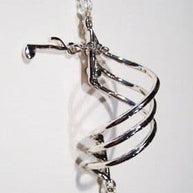 Crystal Swirling Drop Earrings