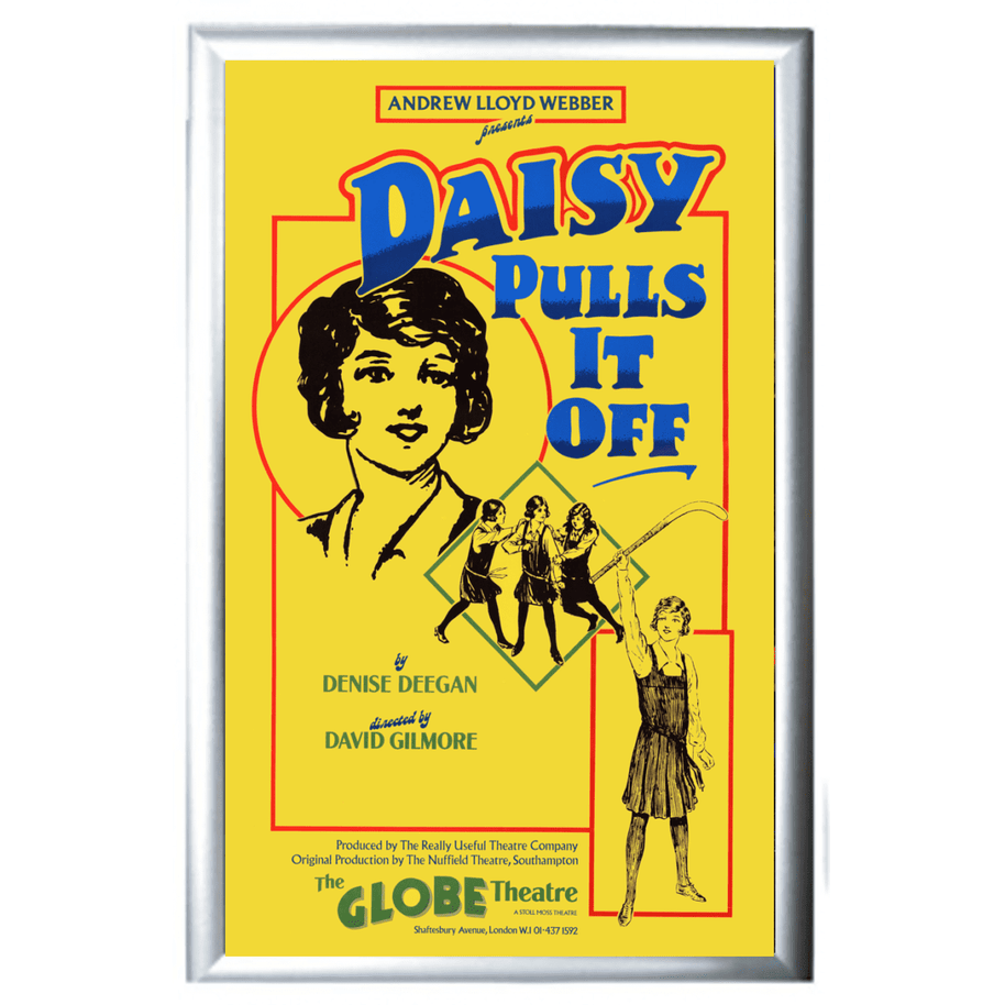 Daisy Pulls It Off Globe Theatre Poster