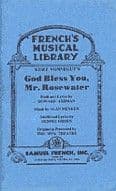 God Bless You Mr Rosewater Libretti