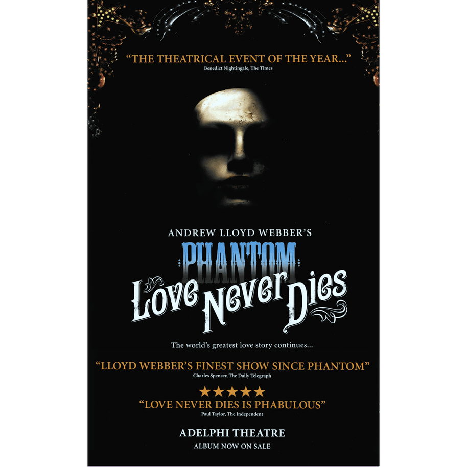 Love Never Dies First Logo Posters