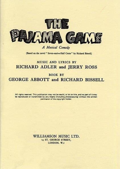 Pajama Game The Libretti