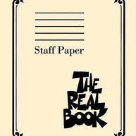 Real Book - Staff Paper Book