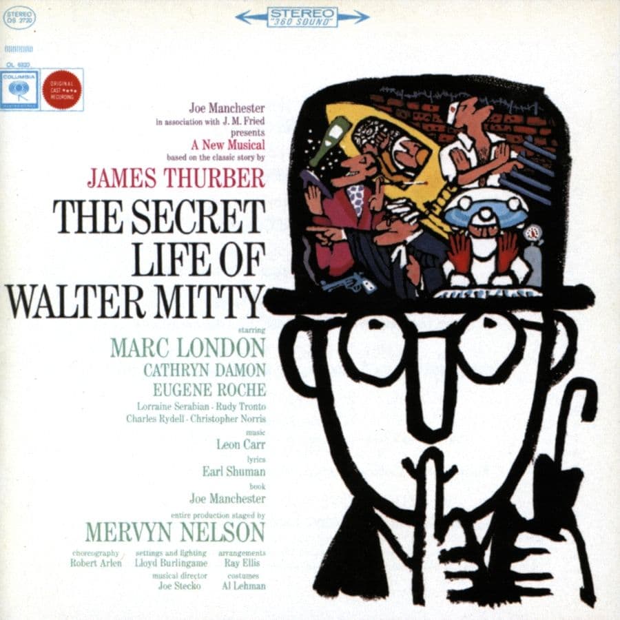 The Secret Life Of Walter Mitty Original Off-Broadway Cast CD